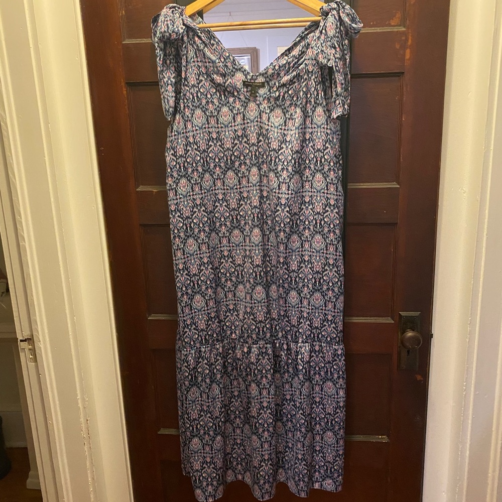 Elegant Blue PatternDress